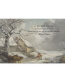 Winter Scene Quote Canvas Christmas Art