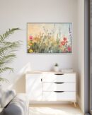 Wildflower Field Oil painting Landscape