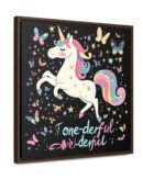 Unicorn Diabetes Wall Art, Rainbow Wall Art