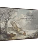 Autumn Quote Wall Art, Christmas Art