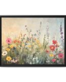 Wildflower Field Oil painting Landscape