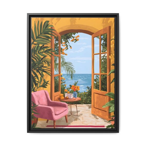 Henri Matisse Framed Canvas Open window