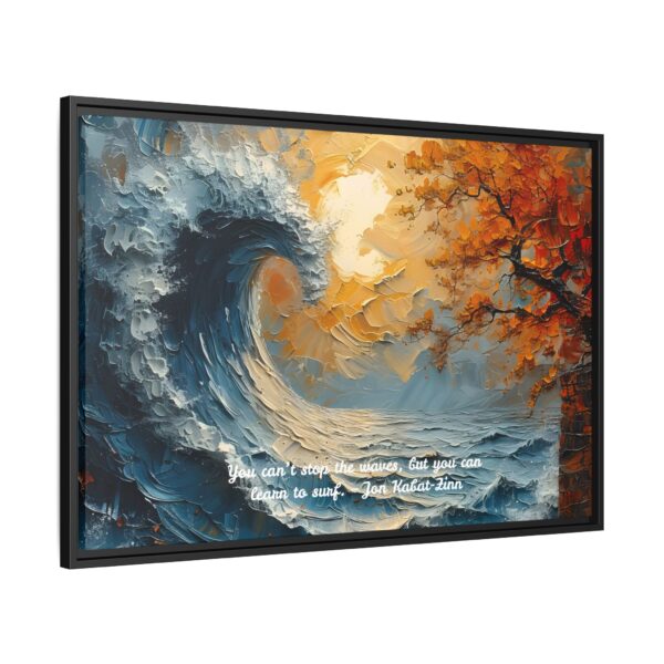 Original Ocean Abstract Sunset Oil Painting