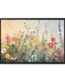 Wildflower Field Oil painting Landscape