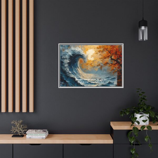 Original Ocean Abstract Sunset Oil Painting