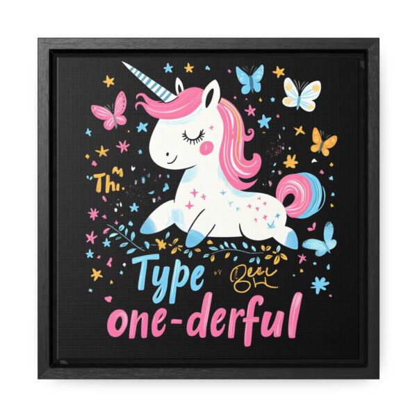 Type One-Derful Unicorn Framed Poster