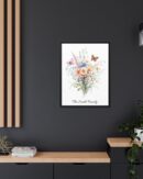 Personalized Birth Flower Family Bouquet Print
