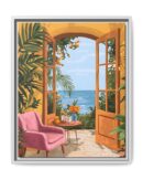 Henri Matisse Framed Canvas Open window