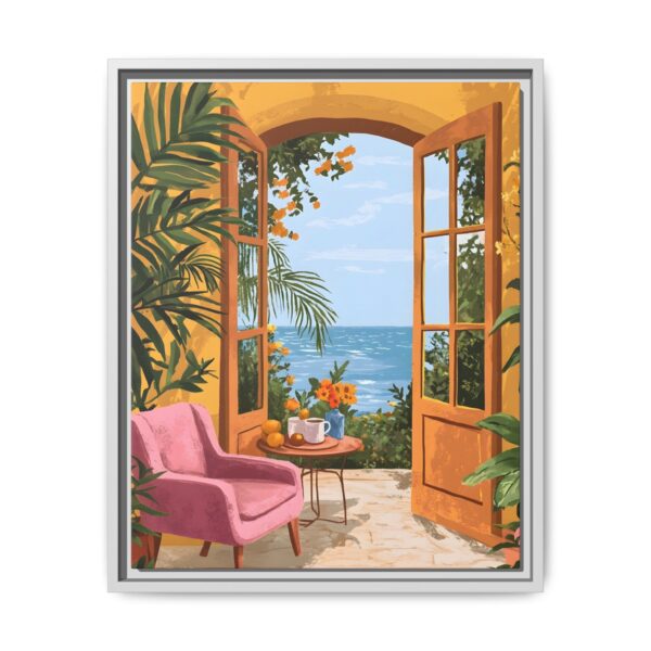 Henri Matisse Framed Canvas Open window