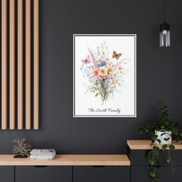 Personalized Birth Flower Family Bouquet Print