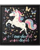Unicorn Diabetes Wall Art, Rainbow Wall Art
