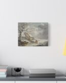 Winter Scene Quote Canvas Christmas Art