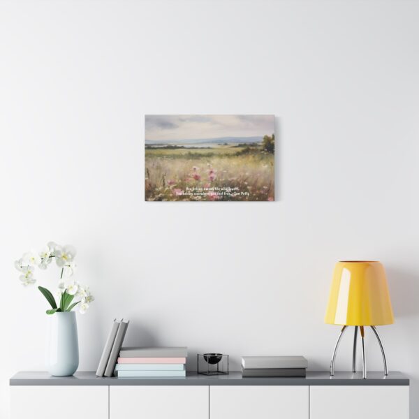 Wildflower Field Oil Painting Landscape Wall Art