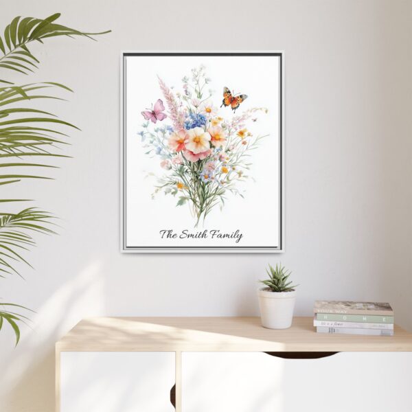 Personalized Birth Flower Family Bouquet Print