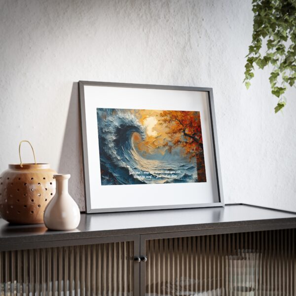 Abstract Sunset Landscape Ocean Oil Painting