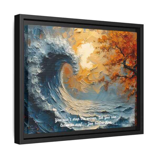 Original Ocean Abstract Sunset Oil Painting