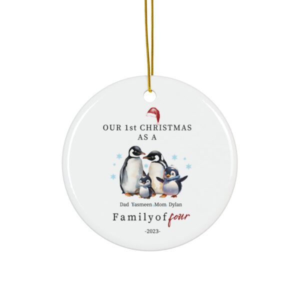 Personalized Christmas Ornaments Family of 4,5,6