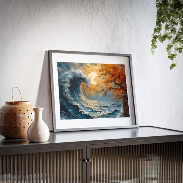 Abstract Sunset Landscape Ocean Oil Painting