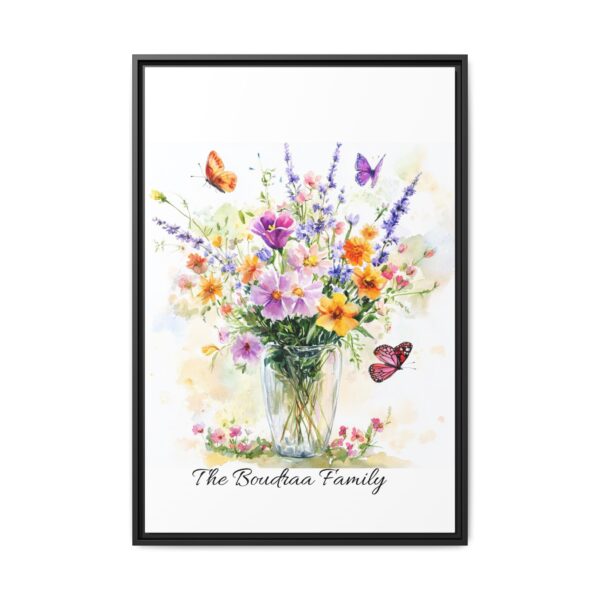 Personalized Birth Flower Family Bouquet Print