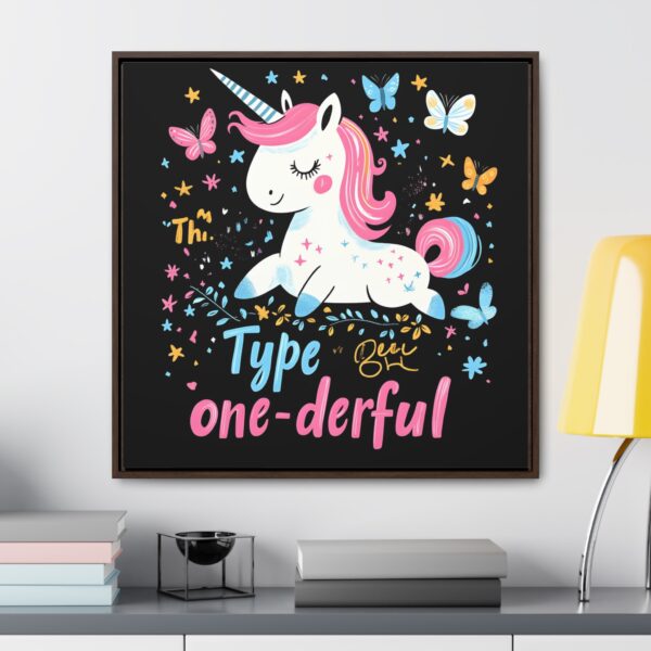 Type One-Derful Unicorn Framed Poster