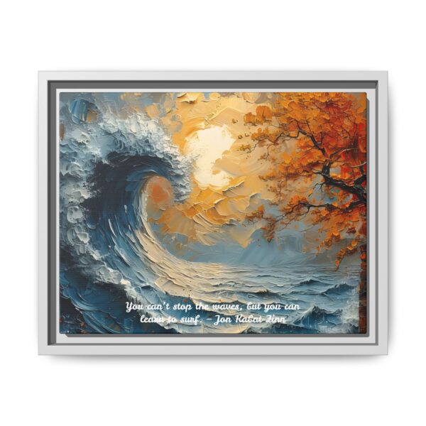 Original Ocean Abstract Sunset Oil Painting