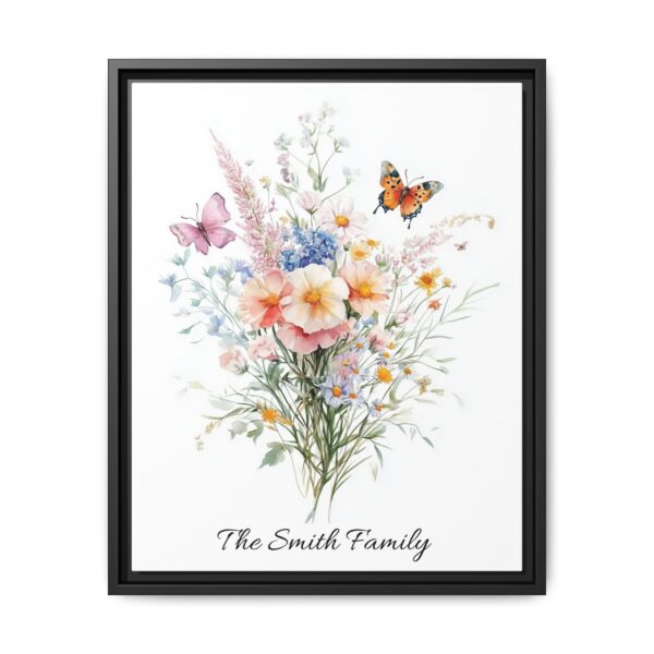 Personalized Birth Flower Family Bouquet Print