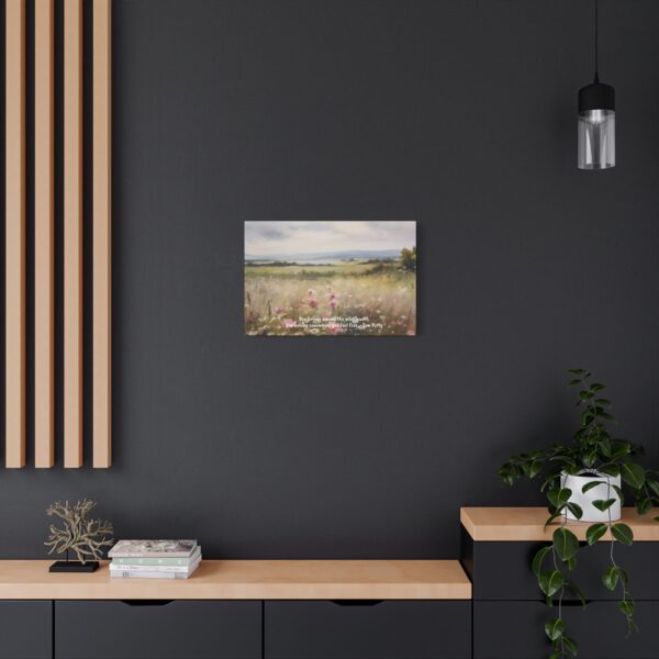 Wildflower Field Oil Painting Landscape Wall Art