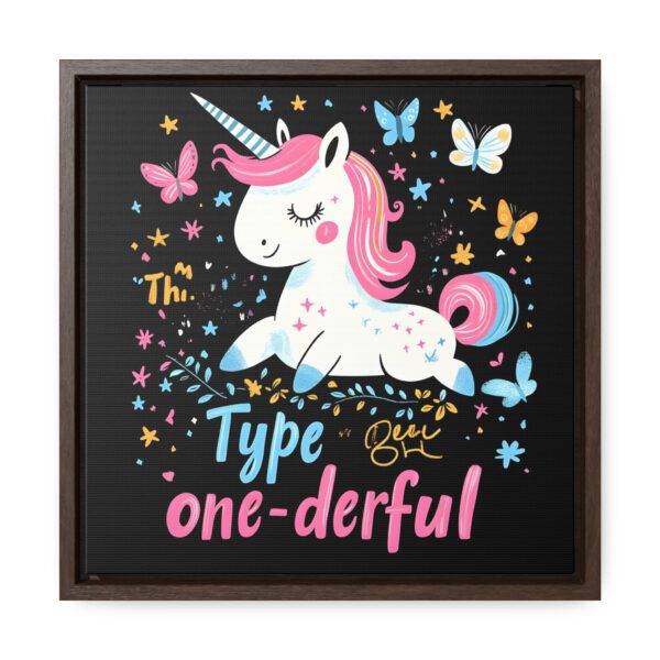 Type One-Derful Unicorn Framed Poster