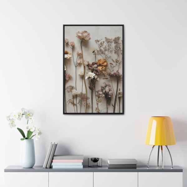 Framed Canvas  Wildflower Floral Wall Art