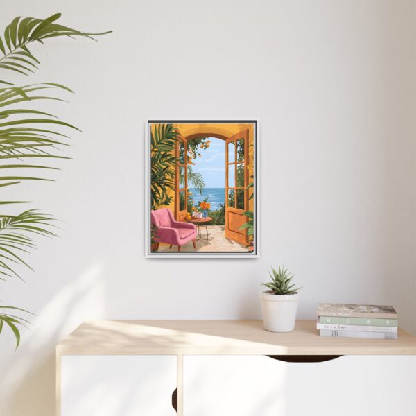 Henri Matisse Framed Canvas Open window