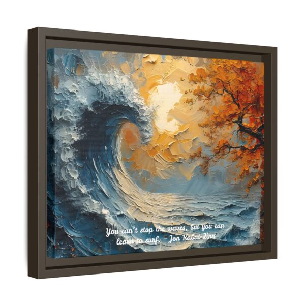 Original Ocean Abstract Sunset Oil Painting