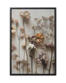 Framed Canvas  Wildflower Floral Wall Art