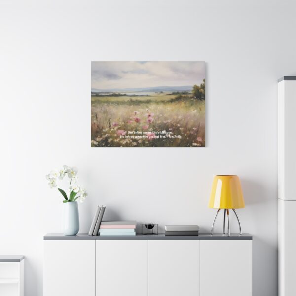 Wildflower Field Oil Painting Landscape Wall Art