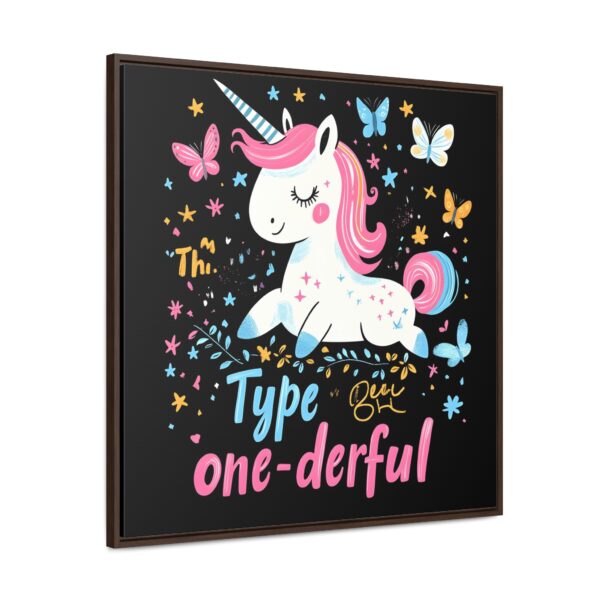 Type One-Derful Unicorn Framed Poster