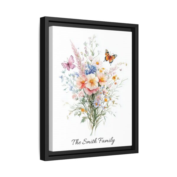 Personalized Birth Flower Family Bouquet Print