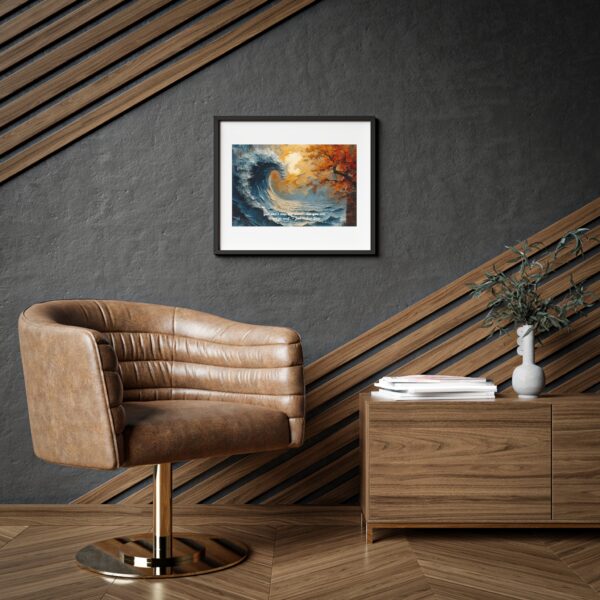 Abstract Sunset Landscape Ocean Oil Painting