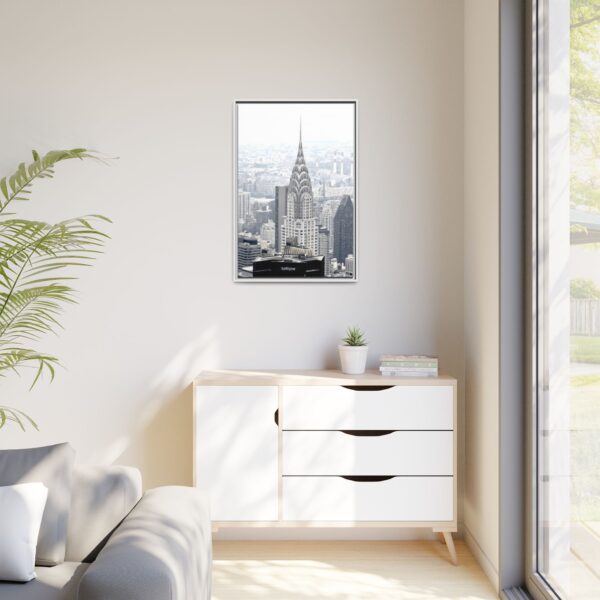 Crysler Building Framed Canvas