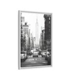 New York City Cab Framed Canvas