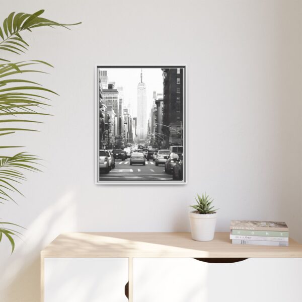 New York City Cab Framed Canvas