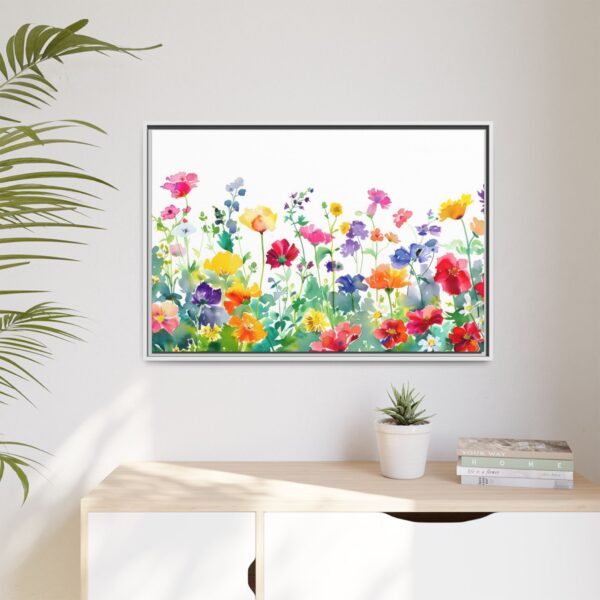 Watercolor Wildflower Wall Art, TV Painting