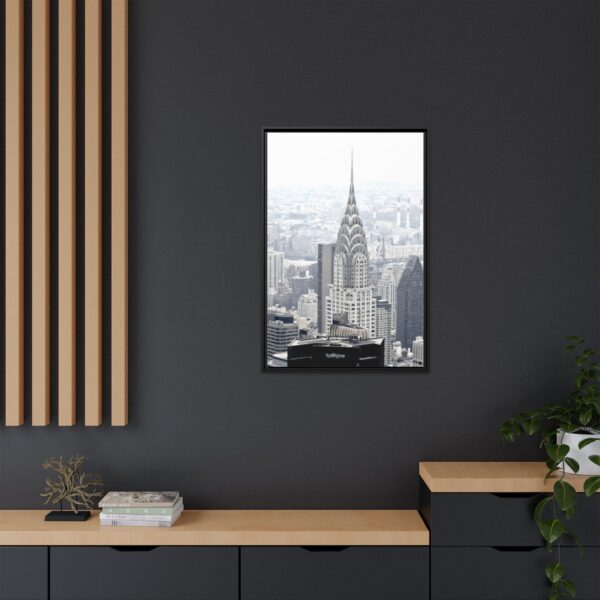 Crysler Building Framed Canvas