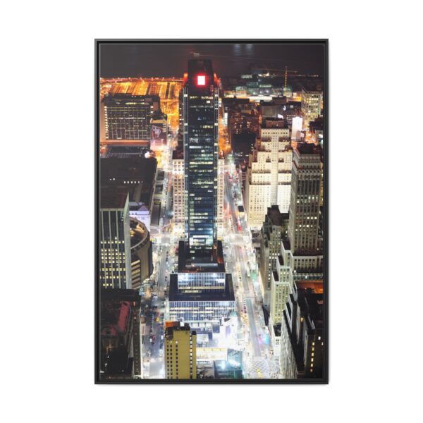 New York City Architecture Scenes Framed Canvas