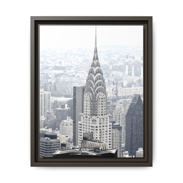 Crysler Building Framed Canvas