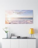 Inspirational Tropical Beach Scene Canvas