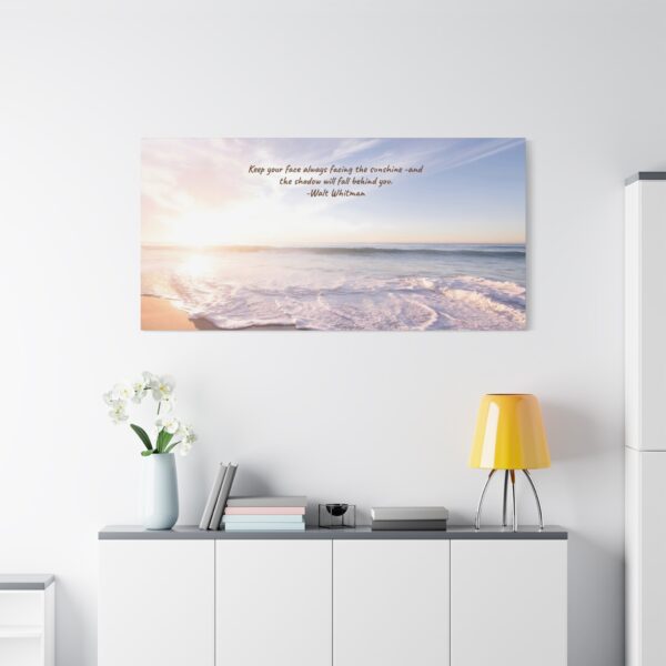 Inspirational Tropical Beach Scene Canvas