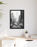 New York City Cab Framed Canvas