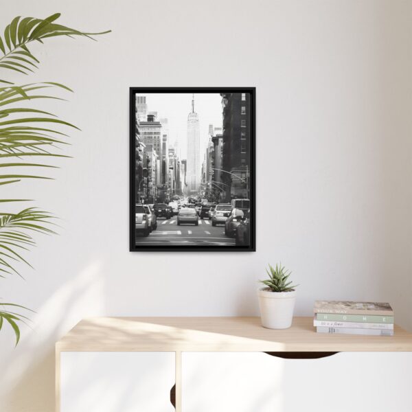 New York City Cab Framed Canvas