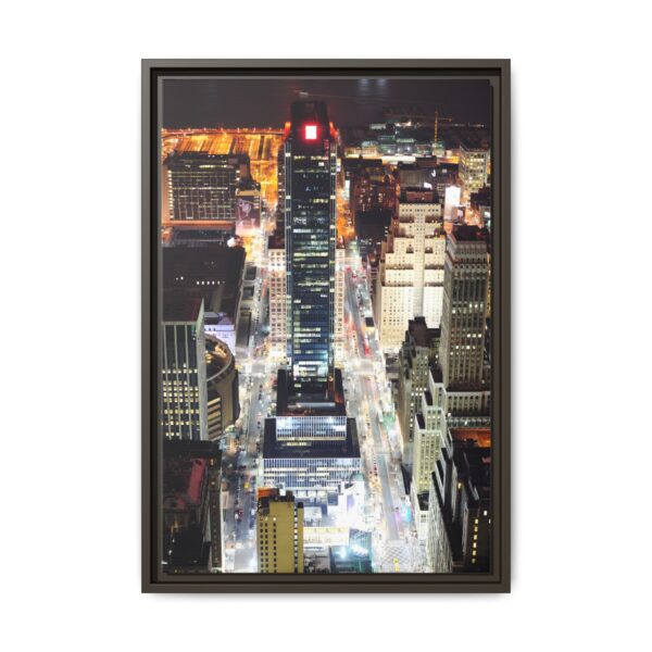 New York City Architecture Scenes Framed Canvas