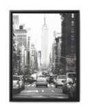 New York City Cab Framed Canvas