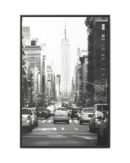 New York City Cab Framed Canvas
